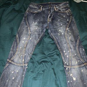 Dope acid wash jeans